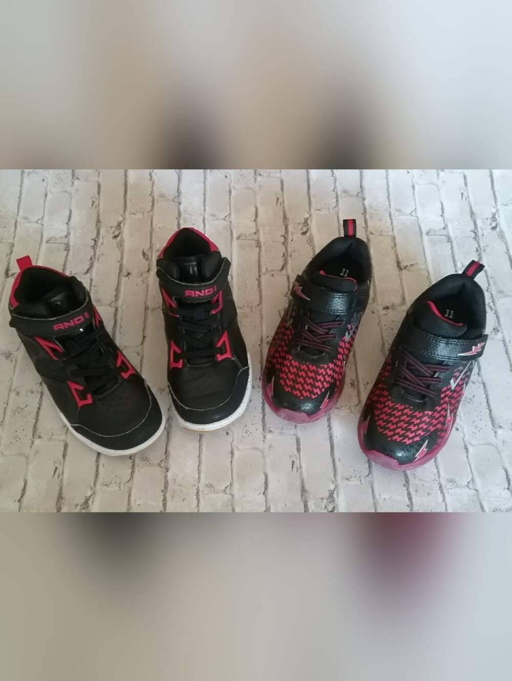 Little Boy Athletic Sneakers Set Size 11